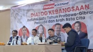 Forum KiSSNed Soroti Asta Cita dan Peran Pemuda dalam Satu Tahun Kepemimpinan Prabowo-Gibran