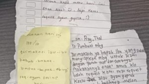 Program MBG Polda Babel Tuai Cinta, Petugas Dapur Terharu Terima Pesan Hangat dari Para Siswa