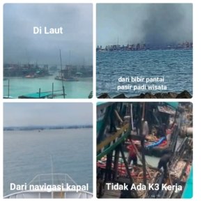 Asap Hitam Tutupi Pasir Padi, Tambang Timah Mitra PT Timah Diduga Langgar IUP di Muara Pangkalbalam