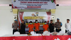 Pengeroyokan Berujung Maut di Warkop Desa Mayang, Tiga Buruh Harian Diringkus Polisi