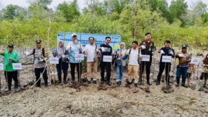Jaga Ekosistem Pesisir, PT TIMAH Tbk Tanam 5.000 Mangrove di Pantai Kobel Kundur