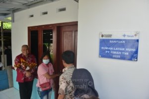 Kepedulian Nyata PT TIMAH Tbk, Warga Desa Padang Baru Kini Tempati Rumah Baru