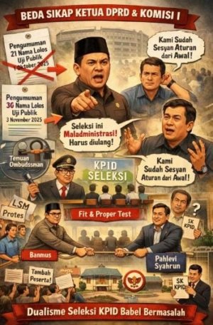 Seleksi KPID Babel Maladministrasi, Muri Heran Ketua DPRD dan Komisi I DPRD Babel Tak Kompak