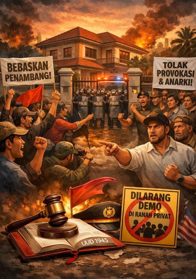 KBOBABEL.COM (Pangkalpinang) - Rencana aksi unjuk rasa yang akan digelar kelompok Batara Cs pada 30 Desember 2025 di halaman Kantor Gubernur Provinsi Kepulauan Bangka Belitung kian menuai sorotan tajam publik. Jum'at (26/12/2025)