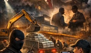 IMG-20251230-WA0125 KBOBABEL.COM (Bangka Belitung) - Raibnya 300 ton balok timah dari gudang PT Stanindo Inti Perkasa (SIP) di Pangkalpinang bukan sekadar perkara pencurian dengan pemberatan biasa. Peristiwa ini adalah alarm keras bagi negara, khususnya aparat penegak hukum, tentang rapuhnya pengawasan aset sitaan negara yang sejatinya berada dalam pengamanan ketat Kejaksaan Agung RI dalam pusaran perkara mega korupsi timah senilai Rp300 triliun.