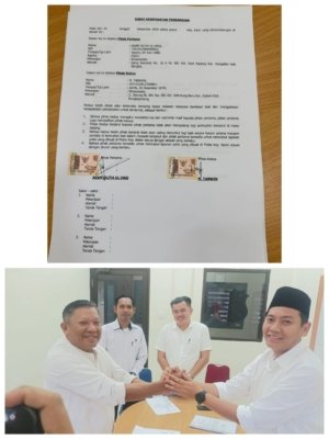 Akhiri Kesalahpahaman, Agam Dliya Ul-Haq dan M. Tanwin Sepakati Perdamaian Demi Soliditas PKB
