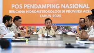 Presiden Prabowo Pimpin Rapat Terbatas, Percepat Pemulihan Bencana di Sumatera