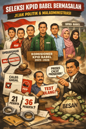 Seleksi KPID Babel Bermasalah, Tujuh Komisioner Terpilih Diwarnai Jejak Politik dan Maladministrasi