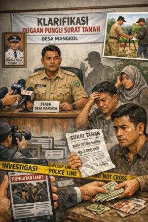 Viral Dugaan Pungli Surat Tanah, Kades Mangkol Akhirnya Angkat Bicara