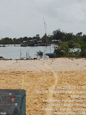 Tambang Rajuk Ilegal Nekat Beroperasi di Sungai Ketapang, Rusun Nawa Terancam Ambruk