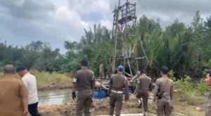 Razia Tambang Timah Ilegal di Belakang Rusunawa Pangkalpinang Tanpa Sitaan, Penambang Kembali Beraksi di Hari yang Sama