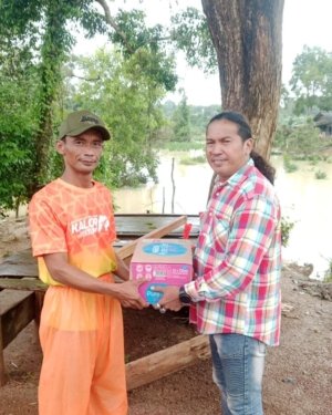 Thorcon Turun Tangan Bantu Warga Terdampak Banjir di Lubuk Besar