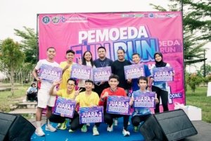 Ratusan Peserta Ramaikan Pemoeda Fun Run Pangkalpinang, Thorcon Dorong Literasi PLTN
