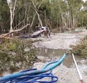 Diduga Kebal Hukum, Tambang Timah Ilegal di Desa Wisata Terong Setor Rp500 Ribu per Minggu