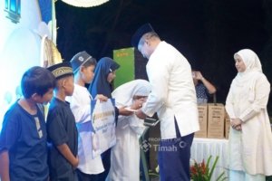 PT TIMAH Hadirkan Senyum untuk Anak Yatim dan Piatu dalam Safari Ramadan di Bangka
