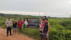 Sungai hingga Kolong Tambang Jadi Sarang Buaya, Polres Bangka Barat Pasang Peringatan
