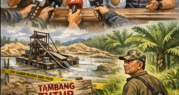 KBOBABEL.COM (BANGKA TENGAH) – Polemik pemberitaan aktivitas tambang timah ilegal di Desa Nadi, Kecamatan Perlang, Kabupaten Bangka Tengah, mendapat klarifikasi langsung dari sejumlah pihak yang namanya disebut dalam laporan sebelumnya. Rabu (17/2/2026)