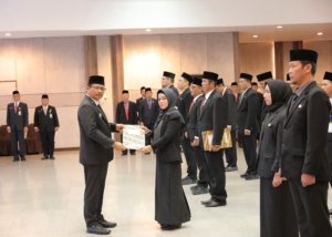 Penguatan Birokrasi, 22 Administrator dan Pengawas Pemprov Babel Resmi Dilantik