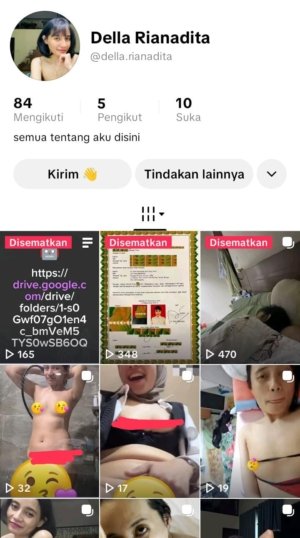Akun TikTok Della Rianadita Tiba-Tiba Hilang Usai Viral Dugaan Poliandri, Publik Desak Wali Kota Bertindak