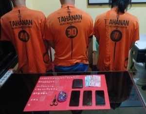 Digerebek Dini Hari, Tiga Pengedar Sabu di Desa Rajik Dibekuk Polres Bangka Selatan