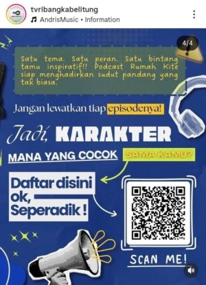 http://KBOBABEL.COM (PANGKALPINANG) —Proses perekrutan host program Podcast “Rumah Kite” yang diproduksi oleh TVRI Bangka Belitung menuai sorotan publik. Sejumlah peserta seleksi mempertanyakan transparansi dan profesionalitas proses rekrutmen setelah program tersebut mulai dipromosikan dengan sosok host yang disebut-sebut tidak pernah terlihat mengikuti tahapan seleksi resmi. Senin (2/3/2026).
