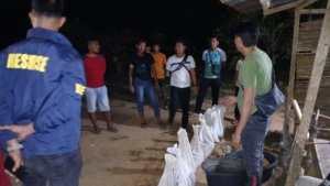 Satreskrim Polres Basel Tangkap Pemilik Gudang Timah di Desa Paku, 10 Kampil Diamankan
