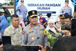 Polda Babel Gelar Pangan Murah di Bhaypark, Warga Padati Lokasi Berburu Sembako Murah