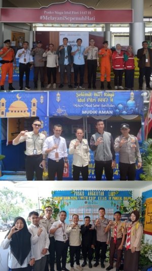 Komisi Informasi Kep. Babel Tinjau Keterbukaan Informasi di Posko Arus Mudik Tiga Jalur Transportasi