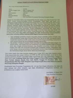 Heboh! Tambang Ilegal Jada Bahrin Terungkap Lewat Pengunduran Diri Kades Asari