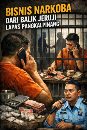Terbongkar! Napi Lapas Narkoba Pangkalpinang Diduga Jalankan Bisnis Narkoba dari Balik Jeruji