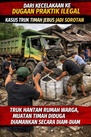 Dari Kecelakaan ke Dugaan Praktik Ilegal, Kasus Truk Timah Jebus Jadi Sorotan