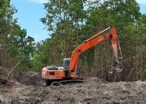 Tambang Ilegal Rusak Hutan Produksi Gunung Muda, Polisi Amankan Dua Ekskavator dan Periksa Sejumlah Saksi