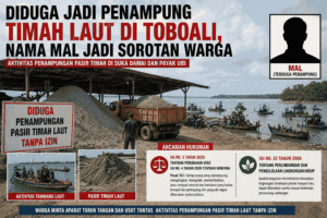 Diduga Jadi Penampung Timah Laut di Toboali, Nama Mal Jadi Sorotan Warga