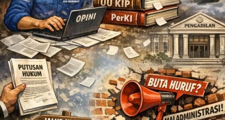 KBOBABEL.COM (Pangkalpinang) - Tulisan opini yang disampaikan oleh Edi Irawan, ST, dengan tajuk yang menyerang Komisi Informasi Provinsi Kepulauan Bangka Belitung, justru memperlihatkan ironi yang sulit diabaikan. Alih-alih menyajikan kritik berbasis hukum dan argumentasi yang objektif, narasi yang dibangun cenderung emosional, tendensius, dan jauh dari prinsip-prinsip dasar dalam memahami sistem hukum serta mekanisme penyelesaian sengketa informasi publik.