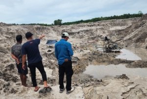 Dua Bos Tambang Timah Ilegal di Belinyu Diciduk, Polisi Amankan Ekskavator dan Pekerja