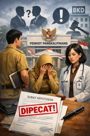 Heboh di Lingkungan Pemkot Pangkalpinang, Tiga ASN Diduga Dipecat, BKD Masih Bungkam
