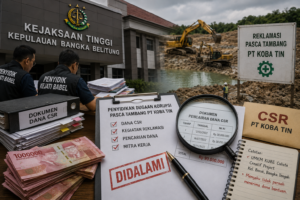 Kejati Babel Bongkar Dugaan Penyimpangan Dana CSR PT Koba Tin, UMKM Mengaku Tak Terima Bantuan
