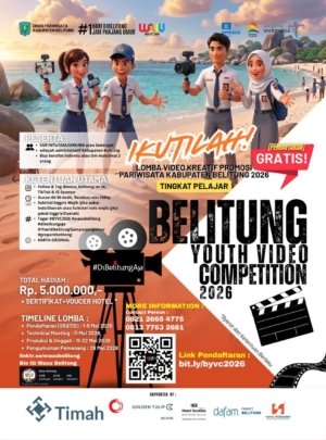 Lewat Belitung Youth Competition 2026, PT TIMAH Libatkan Generasi Muda Promosikan Pesona Belitung ke Publik Luas