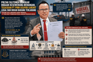 Poltak Silitonga Bongkar Dugaan Kesewenang-wenangan, Tegaskan PT PMM Ekspor Ilmenit Legal dan Bukan Barang Terlarang