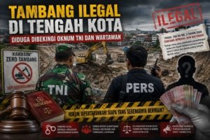 KBOBABEL.COM (PANGKALPINANG) — Aroma busuk praktik pertambangan ilegal kembali mencoreng wajah penegakan hukum di Provinsi Kepulauan Bangka Belitung. Di tengah gencarnya seruan pemberantasan tambang ilegal oleh pemerintah pusat, aktivitas tambang jenis Rajuk dan Tawer justru terpantau bebas beroperasi di kawasan Bancang, Kecamatan Bukit Intan, Kota Pangkalpinang. Ironisnya, aktivitas yang diduga tidak mengantongi izin resmi tersebut disebut-sebut dikendalikan oleh oknum anggota TNI berinisial EK bersama seorang oknum wartawan berinisial PDM. Rabu (20/5/2026)
