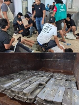 VIRAL! Dugaan Perampokan 538 Balok Timah di Smelter PT PMP Jelitik, 10 Orang Dikabarkan Ditangkap