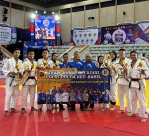 Kontingen Polda Babel Sabet Medali Emas dan Perak Di Kejuaraan Judo Kapolri Cup 2026, Kapolda : Luar Biasa