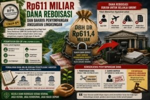 Catatan Fajar King : Rp611 Miliar Dana Reboisasi dan Bahaya Penyimpangan Anggaran Lingkungan