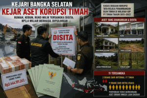 Korupsi Timah Makin Panas! Rumah, Kebun dan Ruko Milik Tersangka Mulai Disita