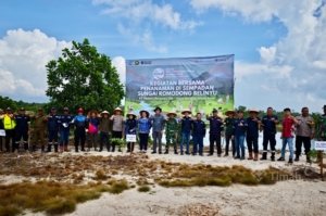 PT TIMAH Wujudkan Aksi Hijau dengan Penanaman Ratusan Pohon di Sungai Romodong