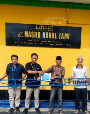 Warga Tak Lagi Kesulitan Tenda Pemakaman, Ketua Masjid Nurul Jami’ Apresiasi Bantuan PT TIMAH