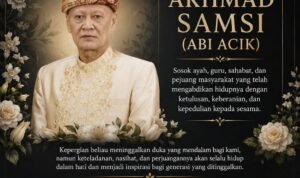 KBOBABEL.COM (PANGKALPINANG) – Kabar duka menyelimuti masyarakat Provinsi Kepulauan Bangka Belitung. Salah satu tokoh masyarakat yang dikenal luas karena kepedulian dan kiprahnya dalam berbagai persoalan sosial kemasyarakatan, *Akhmad Samsi alias Abi Acik bin M. Sahil*, meninggal dunia pada usia 62 tahun.