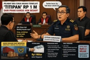 Terungkap di Persidangan, BlueRay Cargo Diduga Titipkan Rp1 Miliar ke Pejabat Bea Cukai