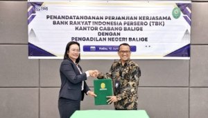 Berjalan Sukses, BRI Cabang Balige Penandatangan MoU dengan PN Balige Terkait Produk dan Pelayanan Hukum