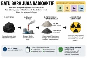 Batu Bara Ternyata Mengandung Unsur Radioaktif, Fakta Ilmiah yang Jarang Diketahui Publik